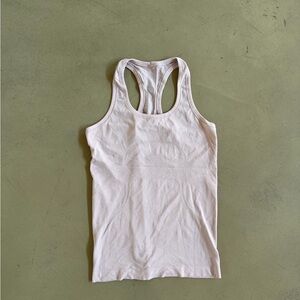 Lululemon Athletica Cream Racerback Tank Top